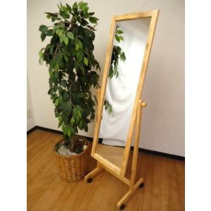 姿見 キャスター 付き 移動 式 スタンドミラ...の詳細画像2