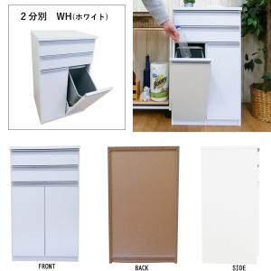 ゴミ箱 ダストボックス カウンター 2分別 お...の詳細画像2