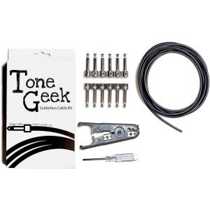 ToneGeekソルダーレス パッチ ケーブル キット / プラグ12個（SL両対応）/Canare GS-4 3m/工具付属｜naturallymarket