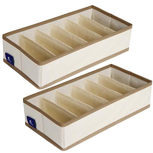 アストロ 収納ケース 下着・小物用 2個組 ベージュ 不織布 引き出し 仕切り 折りたためる 821...