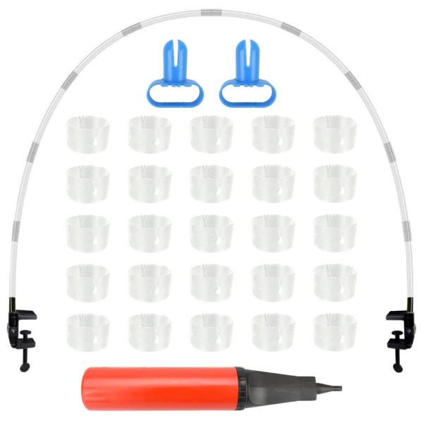 バルーンアーチベース フレームキット 風船装飾 クランプ式 簡単組み立て 空気入れ付属 記念日 誕生...