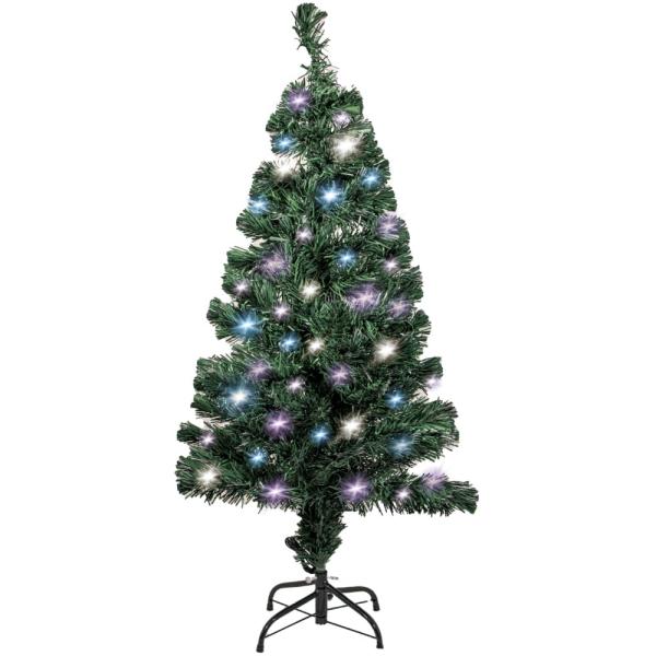 クリスマスツリー 『色鮮やかな光ファイバーツリー』 150cm 120cm 北欧 ホワイトツリー マ...