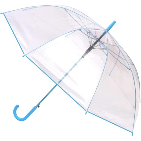 ベーシックスタンダード ビニール傘 透明傘 ジャンプ傘 大きい 65cm 耐風 折れにくい グラスフ...