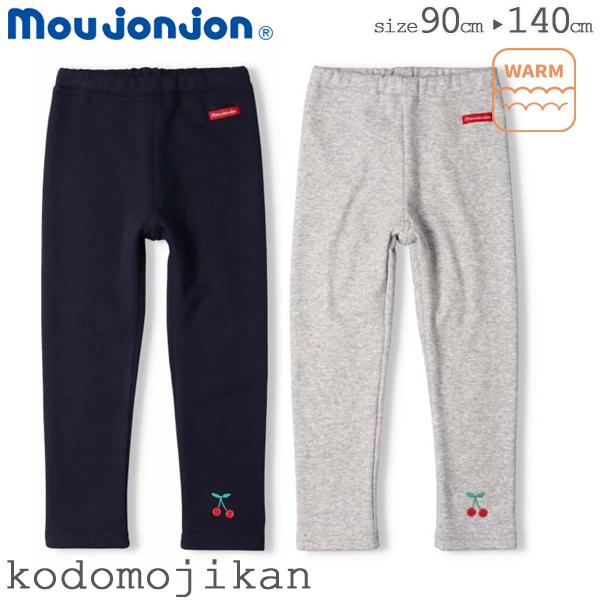 ムージョンジョン スパンツ レギンス キッズ 女の子 ロング丈 10分丈 子供服 子供 爆温 防寒 ...