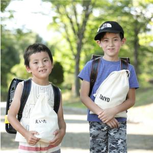 【名入れ ブロック体 Lサイズ】 巾着袋 巾着...の詳細画像3