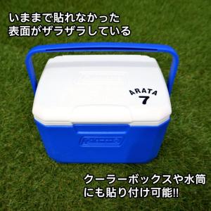 ザラザラ面にも貼れる 名前シール 防水 ステッ...の詳細画像1