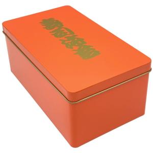 Fusachan 海苔ケース 海苔 保存缶 食品保存缶 朱色 海苔缶 手巻き焼き海苔用 （半切タイプ）｜nature-stores