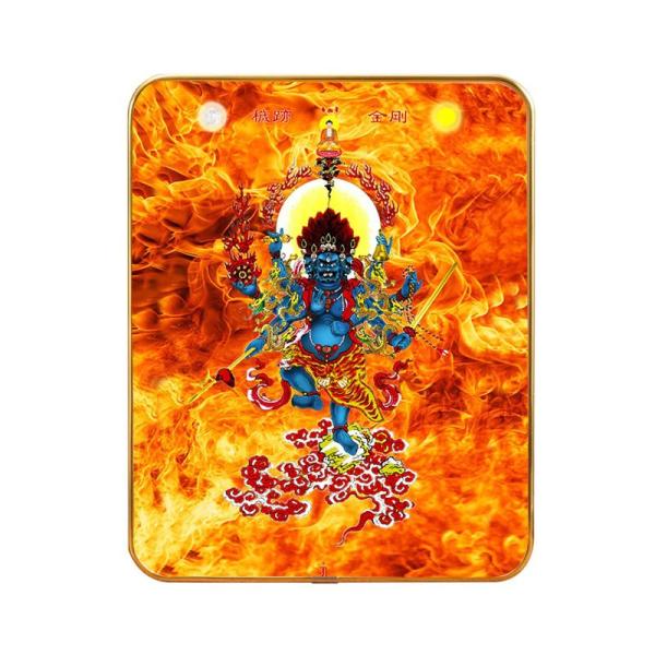仏画 烏枢沙摩明王（12.5cm×17.5cm×1.3cm）(Color:烏枢沙摩明王)