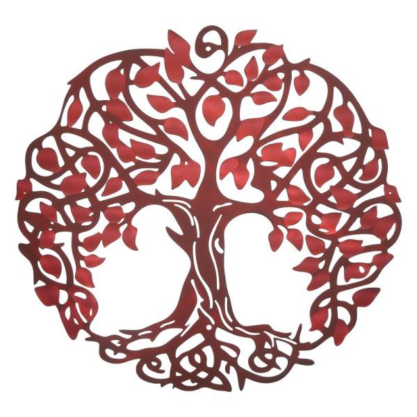 PATIKIL メタルツリーウォールデコレーション ライフツリーウォールスカルプチャーオーナメント ...