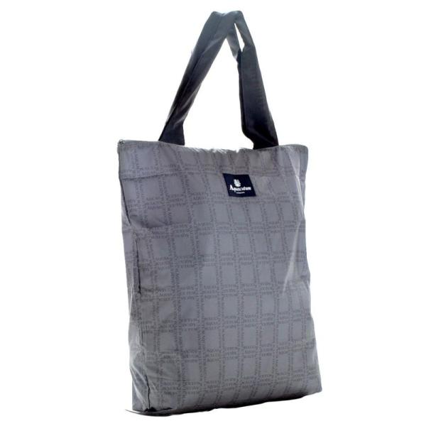 アクアスキュータム ファスナー付きエコバッグ リプリーブシリーズ （パッケージ入り） (グレー) 紳...