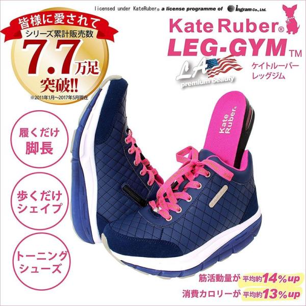 KateRuber ケイトルーバー レッグジム ネイビー L 24.5-25.0?