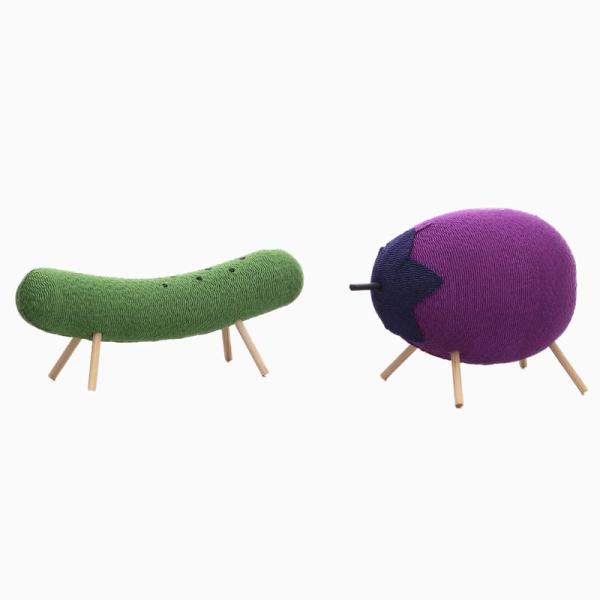 リュウコドウ ちりめん 精霊馬(馬・牛) 馬/約奥2.8×幅11.0×高4.5cm牛/約奥5.3×幅...