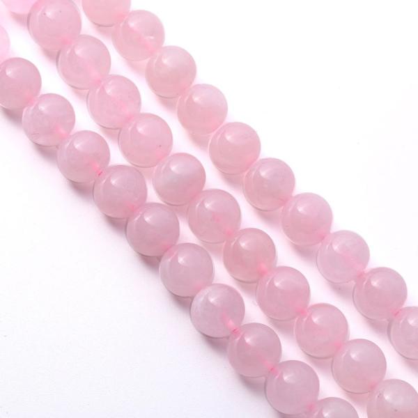 京珠堂AA ローズクオーツ~Rose Quartz~ 6~14mm 一連 6mm