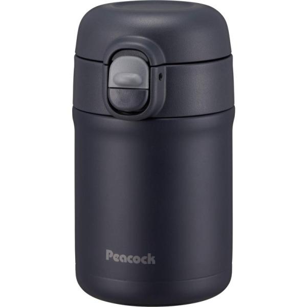 ピーコック 水筒 ワンタッチ給水ボトル 280ml ダークネイビー AKH-28 AK