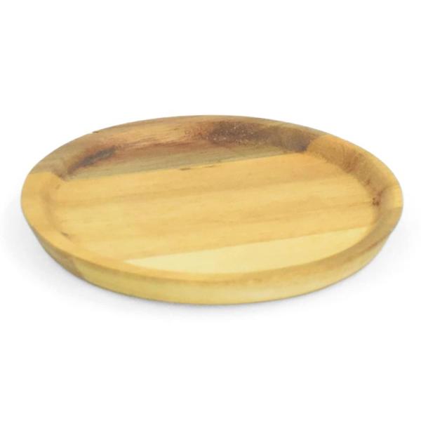 木製 食器 コースター 蓋 フタ 直径約10cm Organic Cafe JA22-20-7s