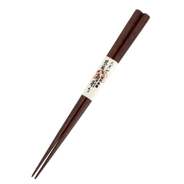 大黒屋 江戸木箸 国産 極上 八角削り サティーネ 漆仕上げ (24cm)