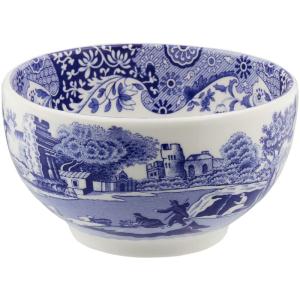 Spode 並行輸入品 スポード ブルーイタリアン スーププレート 23cm