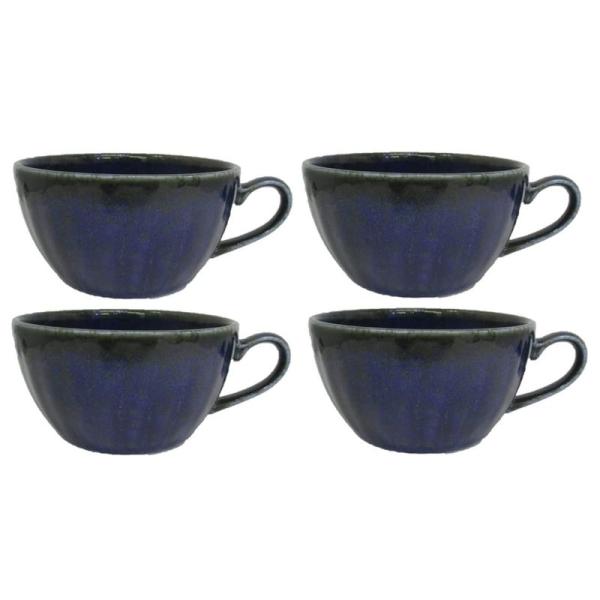 Cat's pottery ネプチューン スープカップ４個セット 軽量食器(うすかる) 日本製 美濃...