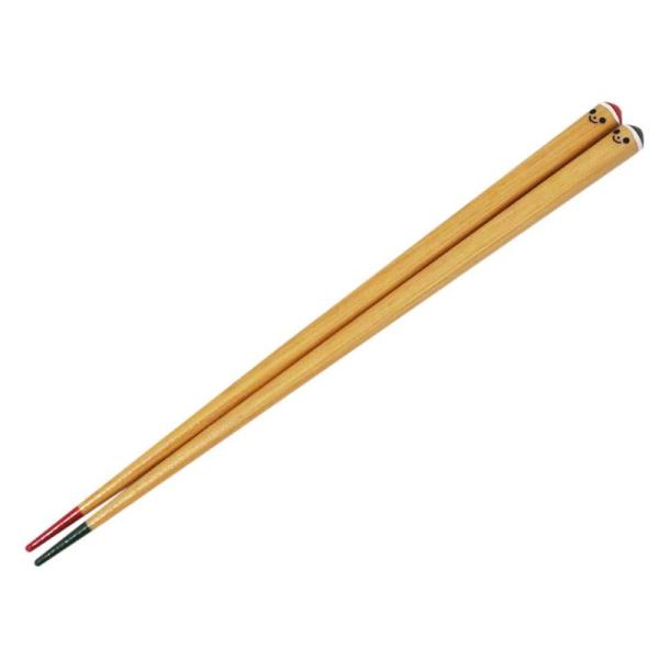 イシダ 食器洗浄機対応キッズ箸 トイミックス 18cm レッド/グリーン 17312 すべり止め付