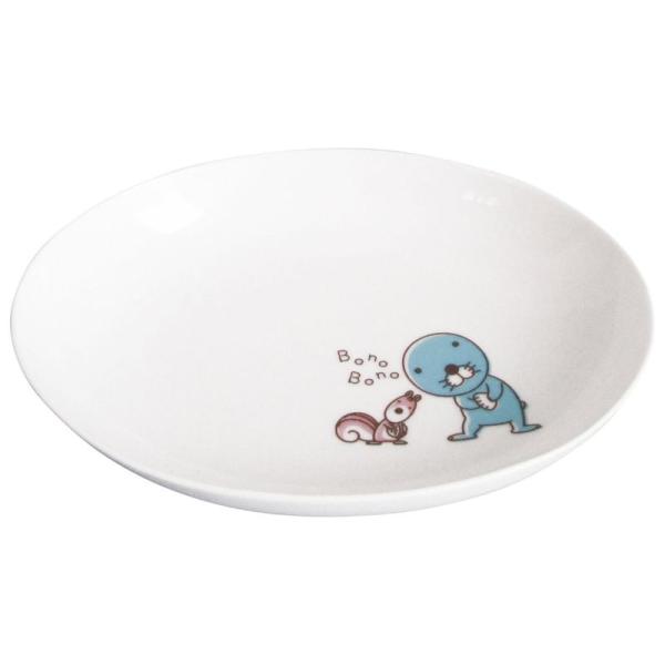 「 ぼのぼの 」 シンプル カレー&amp;パスタ皿 23.5cm 白 809109