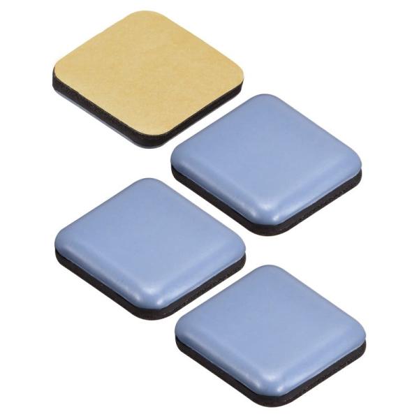 METALLIXITY PTFE 家具スライダーグライダー 30 mm 4個 正方形 自己接着 床保...
