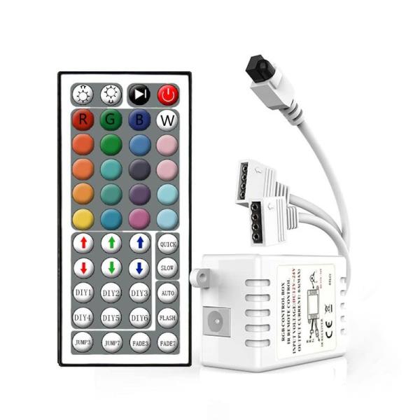 Aotealit LED テープライト コントローラー RGB テープ用 リモコン 調光 調色 IR...