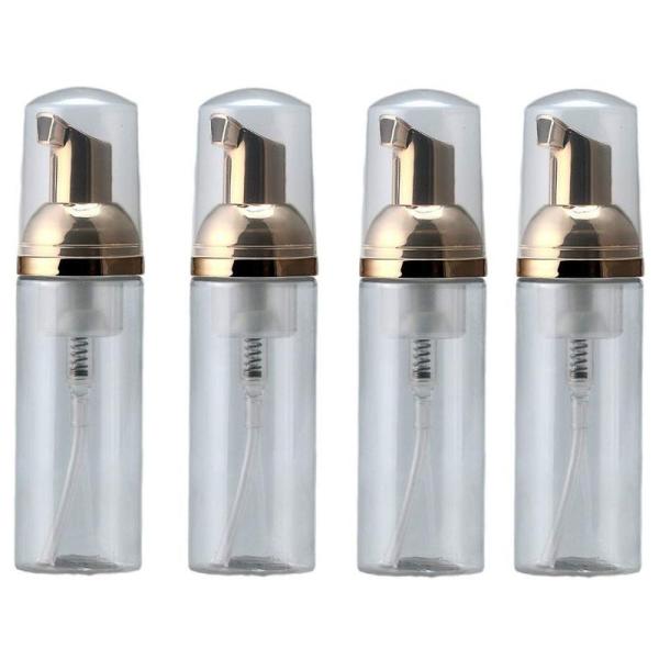 shopdp 4個セット 透明 泡ポンプボトル 泡 ソープ ポンプ ディスペンサー ボトル 50ml...