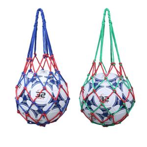 SHULLIN 2点セット バスケットボール サッカー バレーボールボールネット 簡易ボールバッグケース網袋 スポーツ 球技 ボールバッグ
