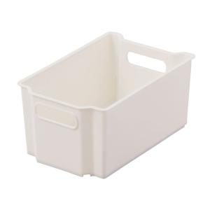 天馬(Tenma) 積み重ねられるボックス ホワイト S 幅16×奥行24×高さ11cm PORISH スキピタボックス SKPT-BOX-