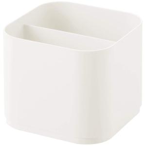 サンカ 小物 収納ボックス ナノ M サイズ ホワイト色 (幅12.1x奥行12.1x高さ10.1cm) インボックスナノ NIB-NMWH