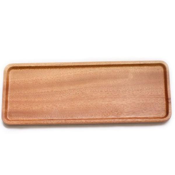 お盆 トレー 木製 カスタートレー 大 約26×10cm