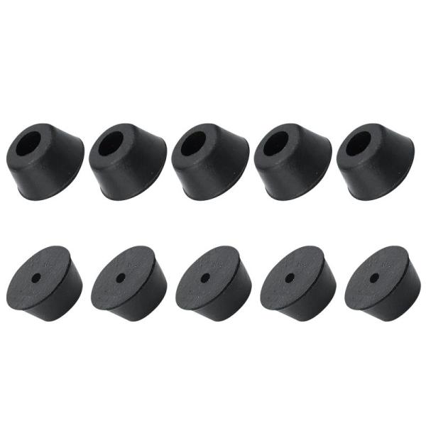 METALLIXITY ゴム製バンパー足 22x11 mm 10個 ラウンドレッグパッド フロアプロ...