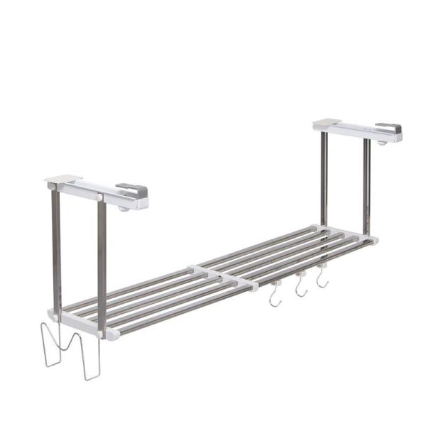 TAKUBO タクボ 水切棚シリーズ 伸縮吊戸下はさみ棚 1段 幅55~95cm お買得セット HM...