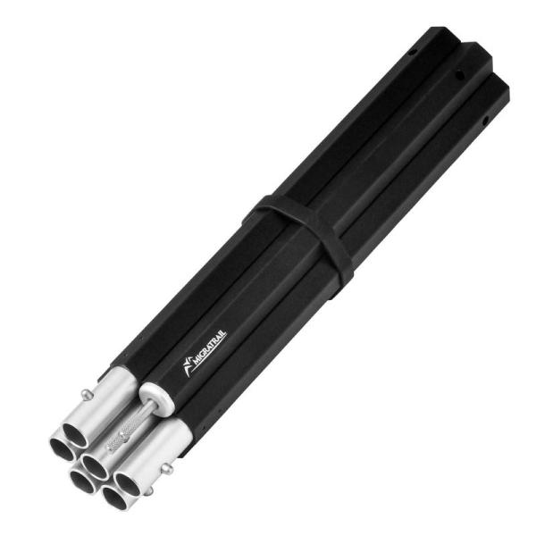 MIGRATRAIL セブンポール 1本 ブラック TCテント タープ コンパクト MT22-121...