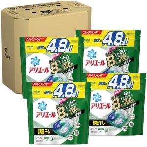 ケース販売 アリエール 洗濯洗剤 ジェルボール4D 部屋干し 詰め替え 53個×4袋｜nature-stores