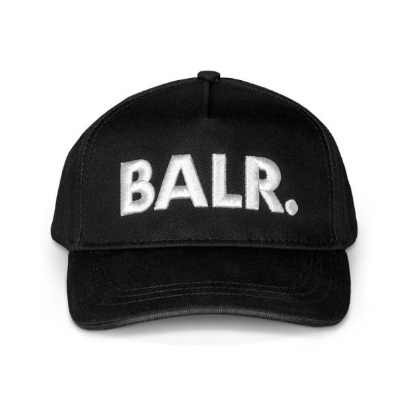 BALR クラシック コットン キャップ ブラック, ブラック/ホワイト, One Size