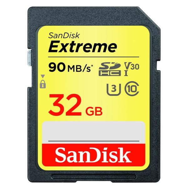 SanDisk EXTREME UHS-1(U3) SDHCカード 32GB Class10 SDS...