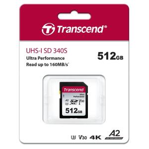 トランセンドジャパン Transcend SDXCカード 512GB UHS-I U3 V30 A2 TS512GSDC340S｜nature-yshop