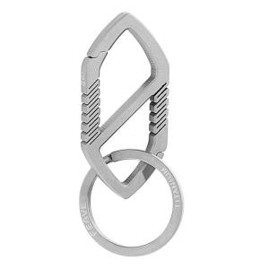 FEGVE Titanium Keychain Integrated Spring Structure Quick Release Cara｜nature-yshop