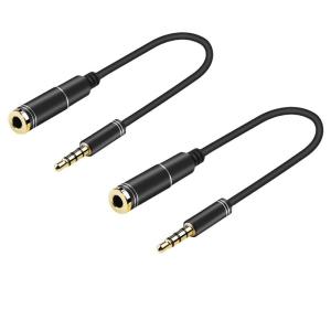 Itisyou 携帯電話用ヘッドセットアダプターケーブル アンテナケーブル 携帯 アンテナ 3.5mm 2個入り｜nature-yshop