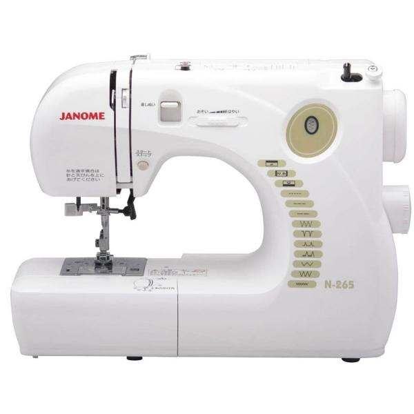 JANOME 電子速度制御ミシン N-265, ホワイト