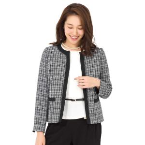 美品/25年製 theory luxe セオリーリュクス シルク混 ツイード ノー