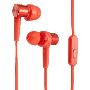 ソニー イヤホン 重低音モデル MDR-XB55AP : カナル型 リモコン・マイク付き レッド MDR-XB55AP R