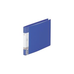 リヒトラブ クリヤーブック A5E 20ポケット 青 G3224-8