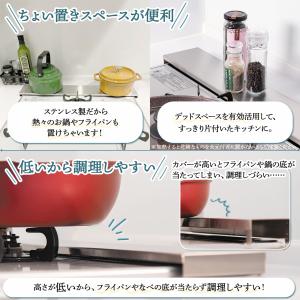 日本製 排気口カバー60cmフラット ステンレ...の詳細画像5