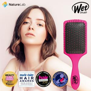 ヘアブラシ ウェットブラシ プロ パドルブラシ ピンク | ヘアー