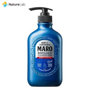 ボディソープ MARO マーロ 全身用 メンズ ボディソープ クール 400ml | 男性 植物エキス 全身 洗える ニオイ対策 全身スッキリ メンズ ボディソープ｜naturelab-store