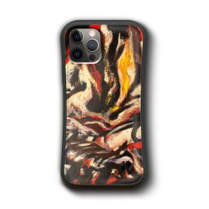 ジャクソン ポロック The Flame 耐衝撃 グリップケース スマホケース 人気 絵画 個性的 iPhone11｜naturemate-online