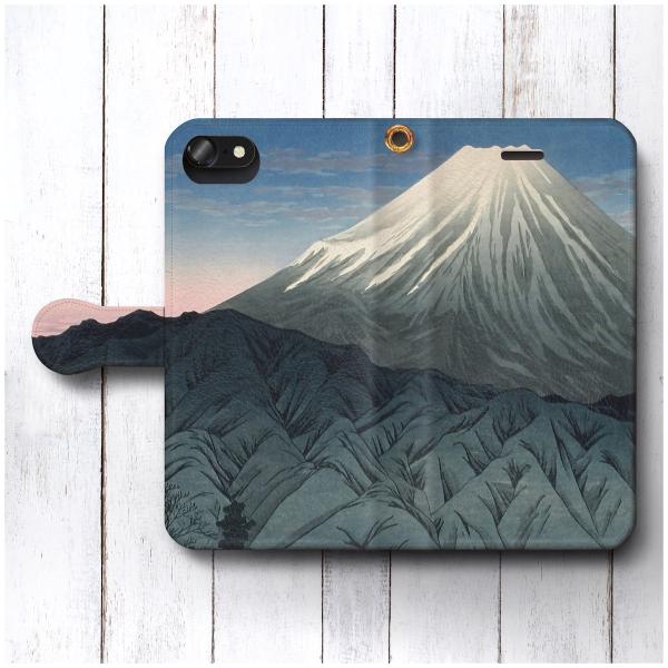 iPhone15Plus スマホケース iPhone14 高橋松亭 箱根 富士山 絵画 ケース あい...