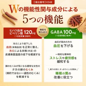 ヒハツ×ギャバWサポート 血圧 血流 むくみ ...の詳細画像2